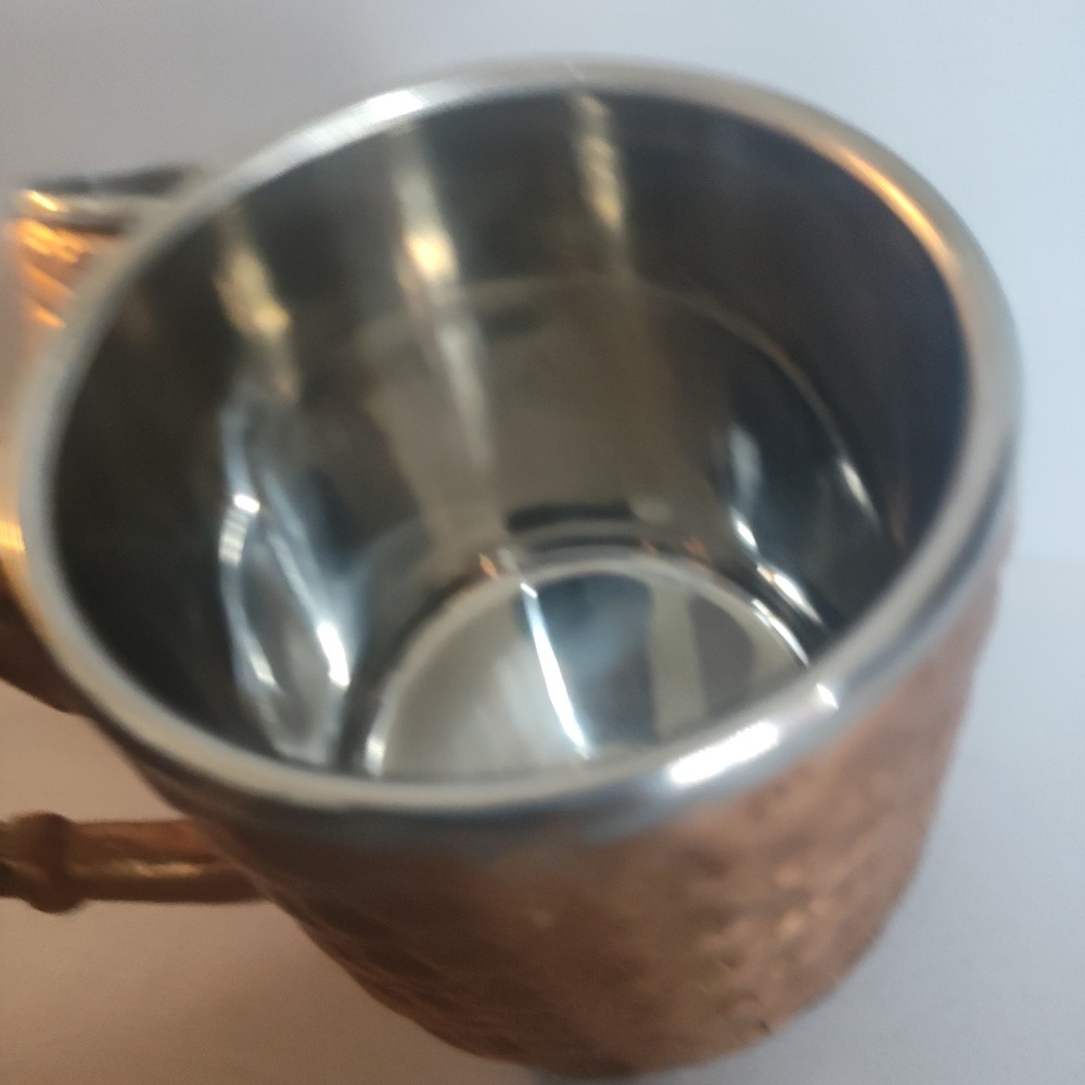 Pier 1 Imports Copper Owl Moscow Mule Mugs Stainless Steel Set of 2 - Picture 4 of 7